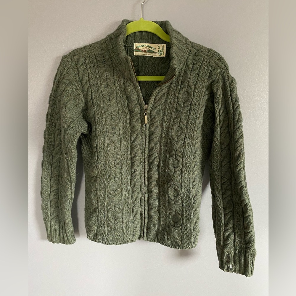 Aran Crafts 100% merino wool sweater